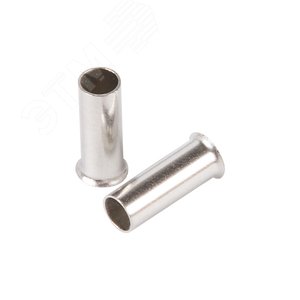 Наконечник штыревой втулочный L-6 мм 0.75 кв мм (НШВ 0.75-6 НГ 0.75-6), REXANT