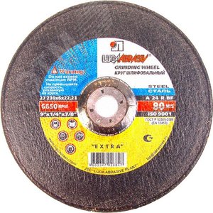 Круг зачистной 115х6х22 A 24 R BF (14А БУ 80) по  металлу ЛАЗ