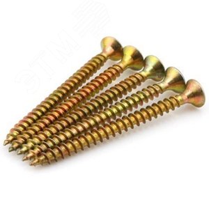 Шуруп универсальный 3х20 потайная головка остроконечный желтопассивированный