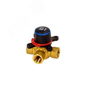 Клапан регулирующий поворотный HRB-3R PN10 DN15 KVS2.5 Tmax 110 град.C Rp1/2 CW617N 3х-ходовой