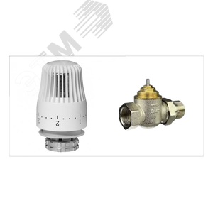 Комплект термостатический для радиатора прямой 3/4' клапан TR-G и термоголовка TR 84