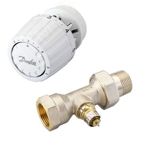 Комплект термостатический для радиатора угловой   TR-N 15+TR 74+LV-S