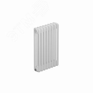Радиатор трубчатый настенный двухрядный 565/66/4 нижнее сдвоенное подключение с клапаном