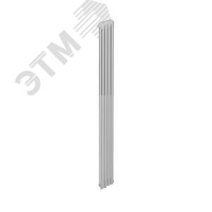 Радиатор трубчатый настенный двухрядный 1800/66/4 боковое подключение