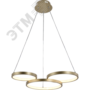 Светильник потолочный светодиодный Clara 6125-101 86 Вт 3000К - 6000К с пультом модерн Rivoli (Б0061835)