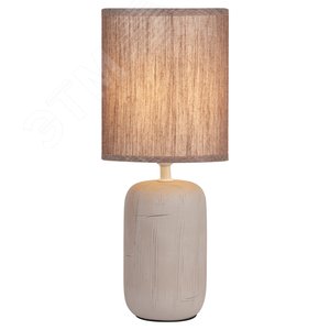 Настольная лампа Ramona 7039-501 х Е14 40 Вт керамика коричневая с абажуром