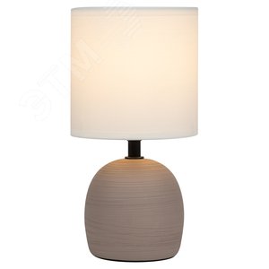 Настольная лампа Sheron 7044-503 1 х Е14 40 Вт керамика коричневая с абажуром