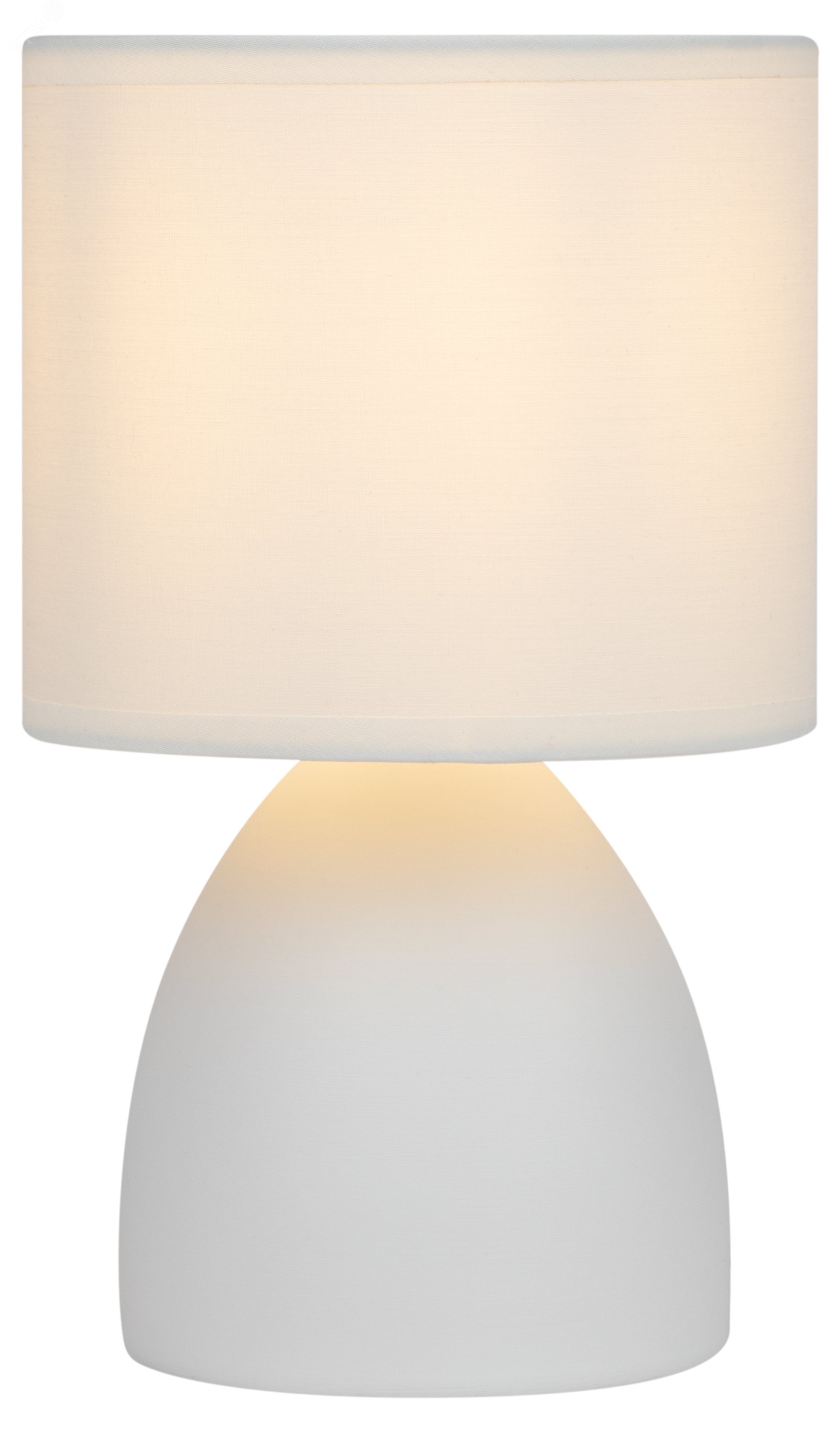 Настольная лампа Nadine 7042-502 1 х Е14 40 Вт керамика белая с абажуром