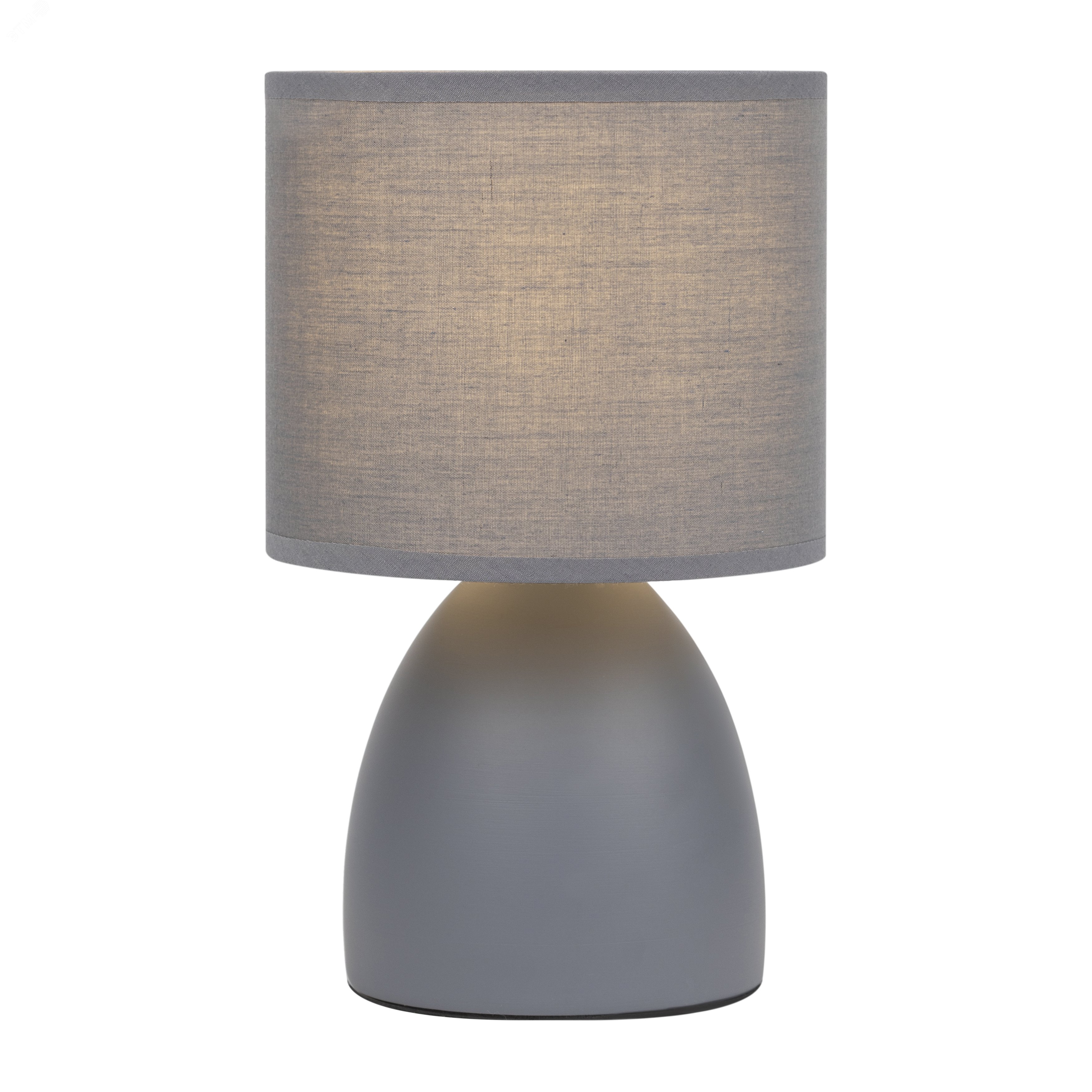 Настольная лампа Nadine 7042-501 1 * Е14 40 Вт керамика серая с абажуром