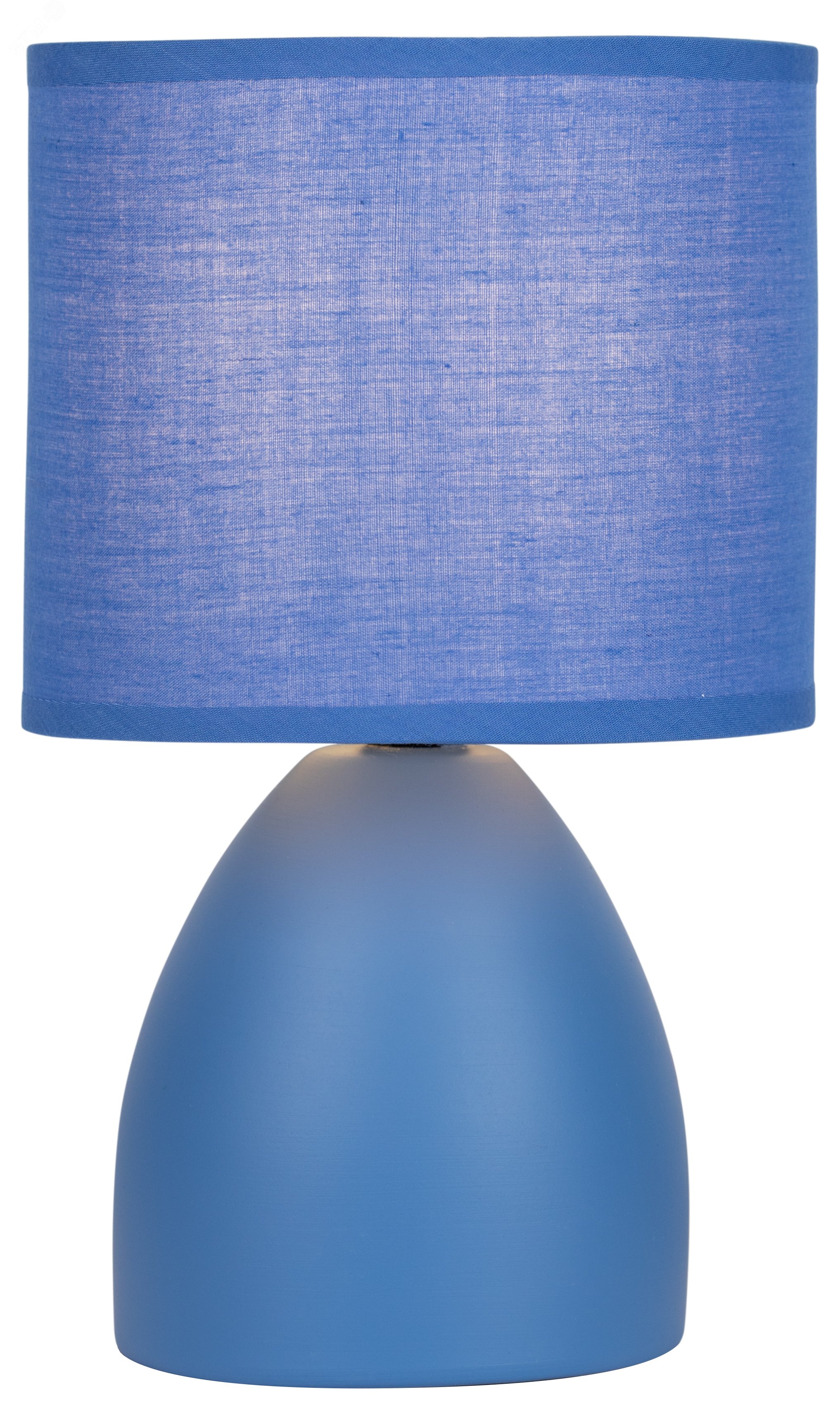 Настольная лампа Nadine 7047-503 1 х Е14 40 Вт керамика синяя с абажуром