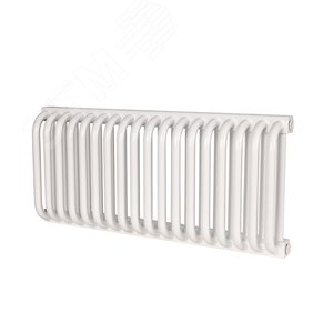 Радиатор стальной двухтрубчатый 300/100/18 боковое подключение белый глянцевый