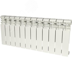 Радиатор алюминиевый секционный 350/80/12 боковое подключение