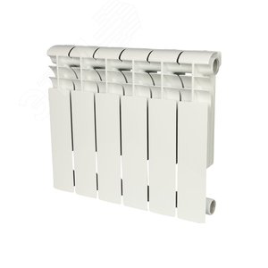 Радиатор алюминиевый секционный 350/80/6 боковое подключение