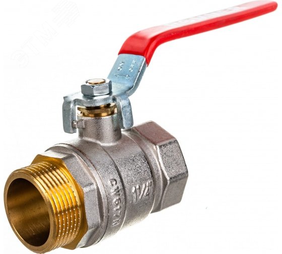 Кран шаровой 1 1/4 ВН/НР, ручка рычаг