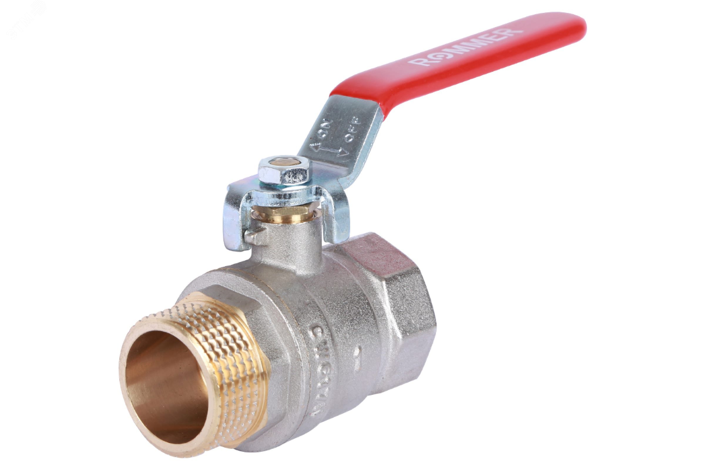 Кран шаровой 1 ВН/НР, ручка рычаг