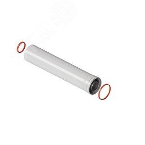 Удлинитель дымохода коакс раструбн 60/100 L 250