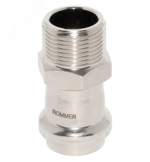 Соединитель нержавеющая сталь 28 х 1' НР, пресс