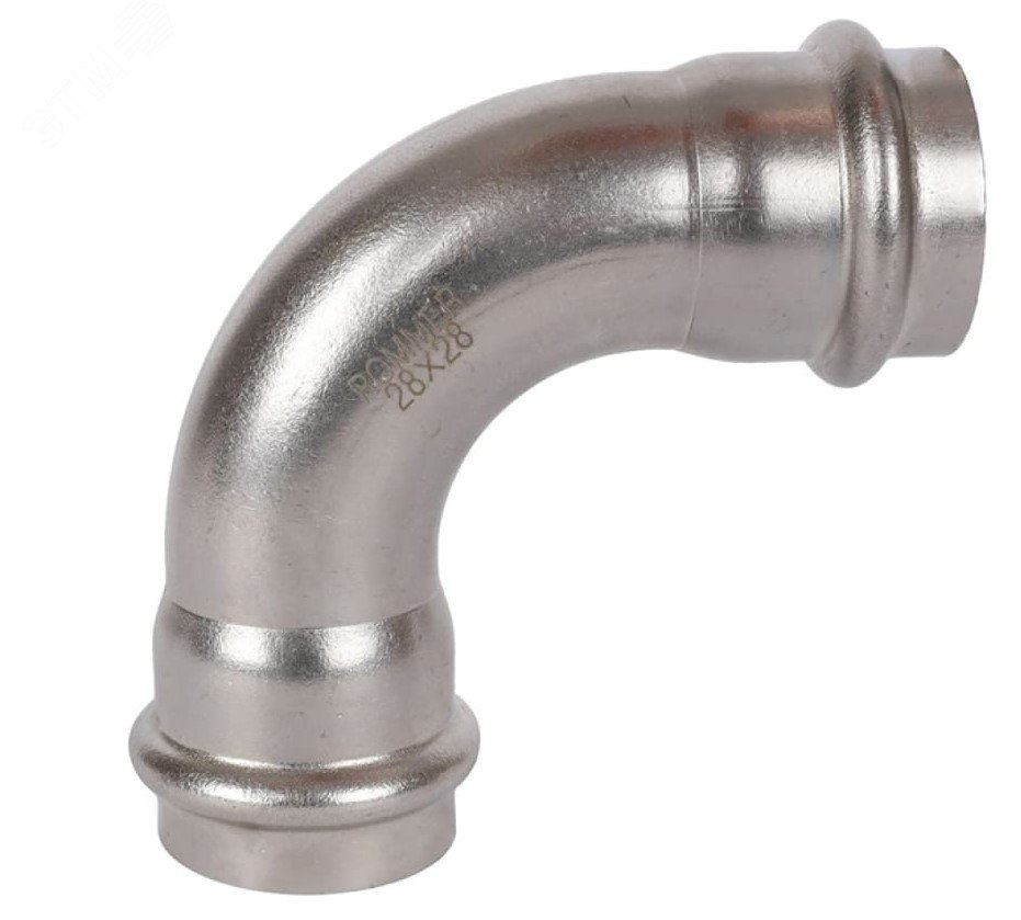 Угольник ВВ 28 90 град., нержавеющая сталь, пресс