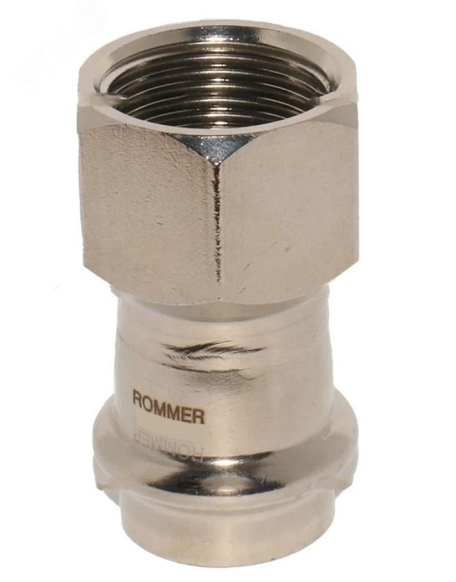 Соединитель нержавеющая сталь 22 х 3/4' ВР, пресс