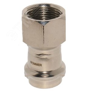 Соединитель нержавеющая сталь 22 х 3/4' ВР, пресс