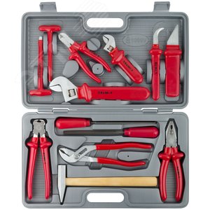 Набор инструмента диэлектрический 1000 В ''НИЗ'' № 5а, 13 предметов