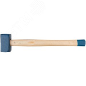 Кувалда кованая в сборе, деревянная эргономичная ручка 6.5 кг