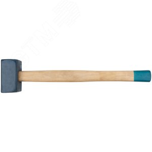 Кувалда кованая в сборе, деревянная эргономичная ручка 5.5 кг