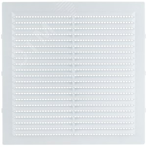 Решетка вентиляционная, пластиковая, 190 х 190 мм, с сеткой