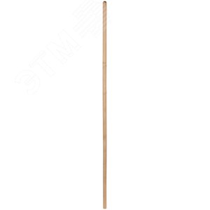 Черенок березовый для щеток, грабель, мётл, диаметр 25 мм, L=1200 мм, первый сорт