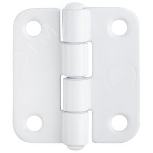 Петля накладная белая 40 мм, универсальная