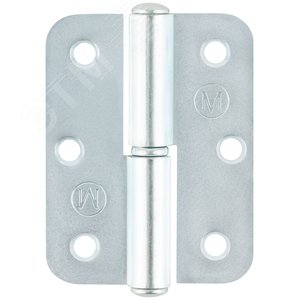 Петля накладная оцинкованная, тип ПН , 70 мм, правая