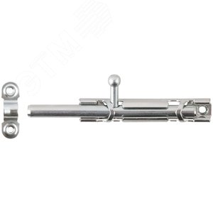 Шпингалет накладной, 90 мм, цинк