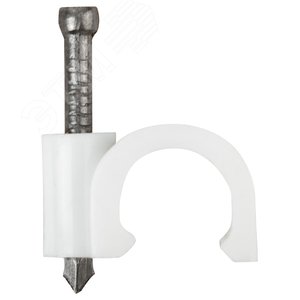 Скобы для кабеля круглые 8 мм 50 шт.