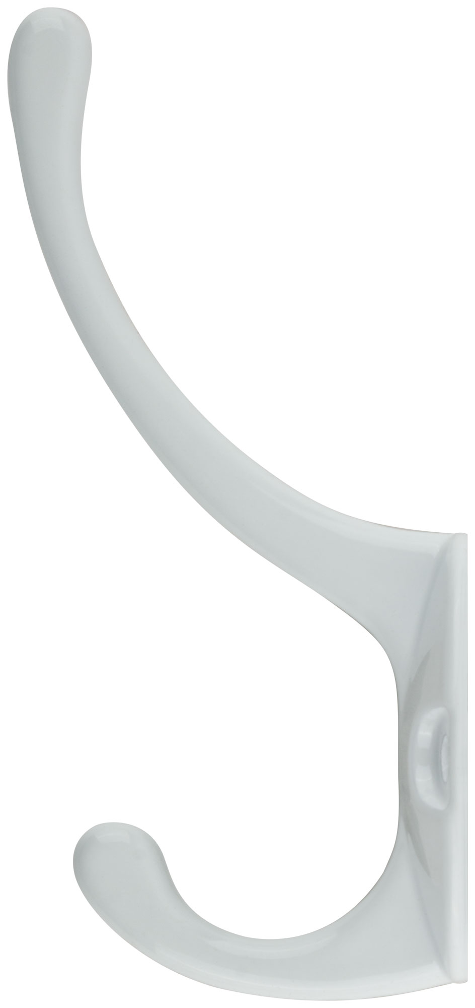 Крючок-вешалка двойной, белый