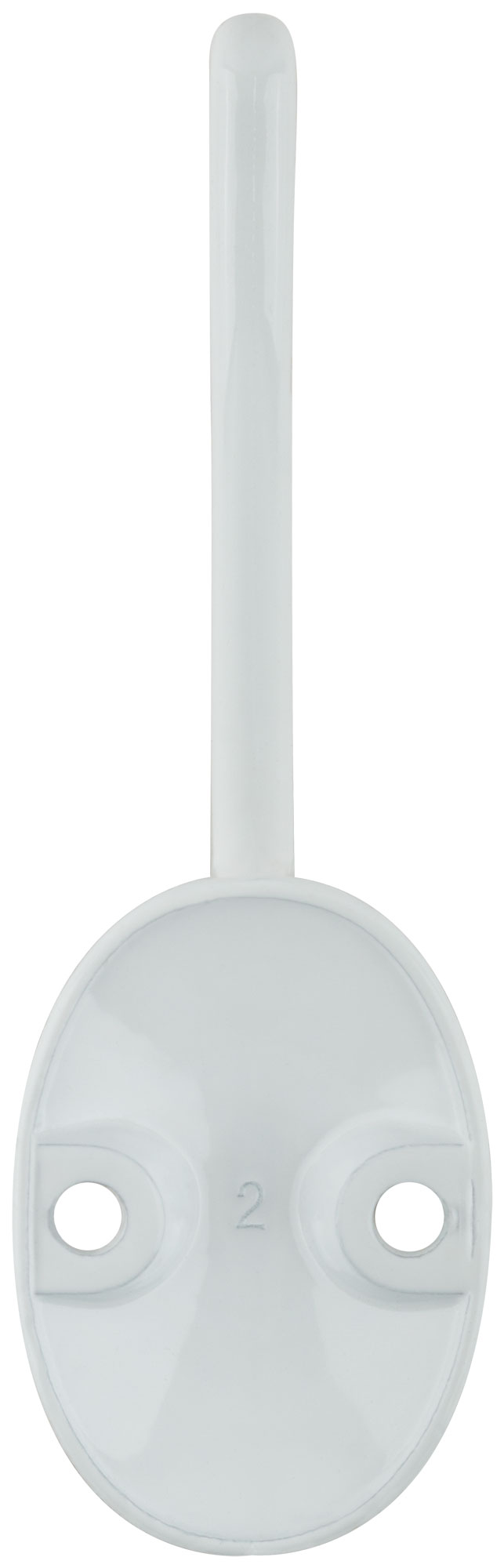 Крючок-вешалка двойной, белый