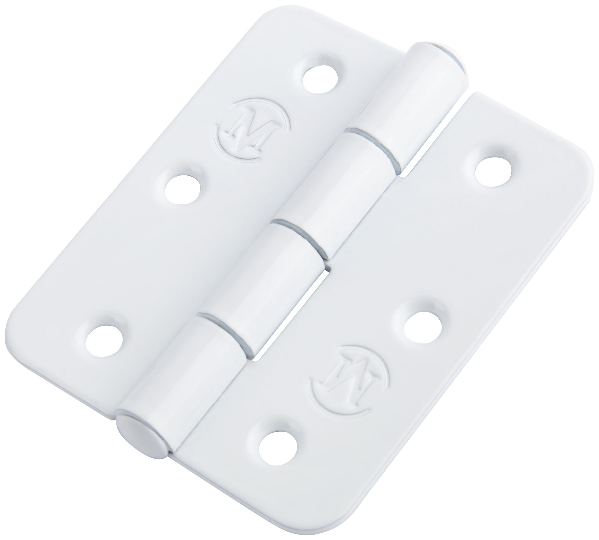 Петля накладная белая 60 мм, универсальная