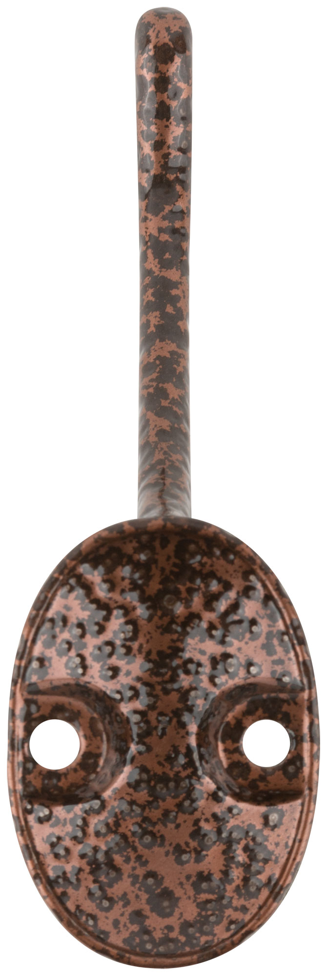 Крючок-вешалка двойной, антик медь