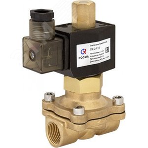 клапан электромагнитный соленоидный 1/2' ск-11-15-нерж-в двухходовой, нормально закрытый нз, 220в нерж.сталь мембрана-витон