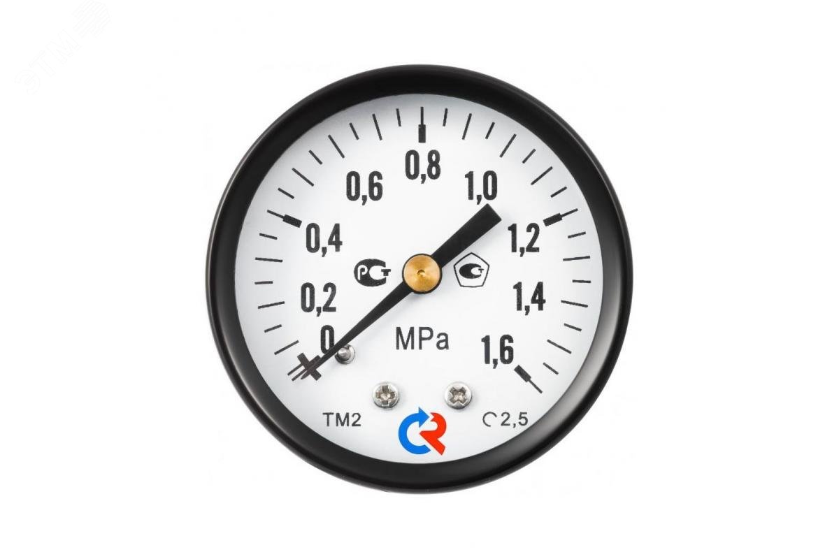 Манометр общетехнический осевой ТМ-310Т.00 0...1,6 МРа 1/4' 150С кл.2.5