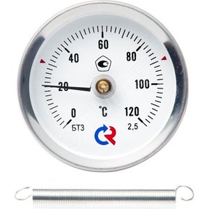 Термометр биметаллический накладной БТ-30.010 0-60С кл.2.5