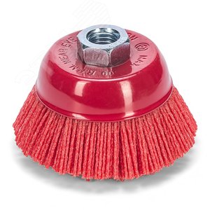 Щетка чашечная для УШМ с нейлоновым ворсом 75 мм