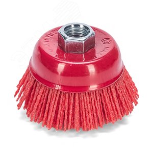 Щетка чашечная для УШМ с нейлоновым ворсом 65 мм