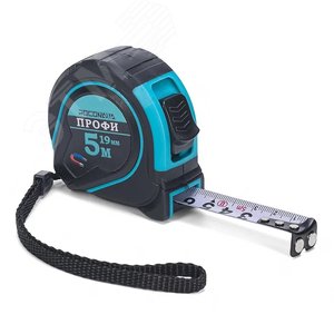 Рулетка в обрезиненном корпусе с магнитом ПРОФИ 5,0 м, 19 мм