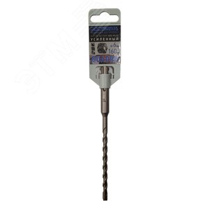 Бур по бетону SDS-plus усиленный 4 режущие грани 6х160 мм