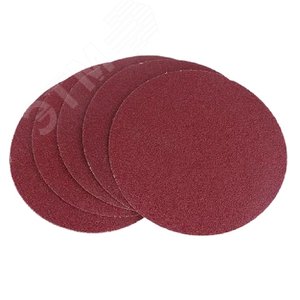 Круг шлифовальный под липучку 125 мм зерно 320 5 шт уп.