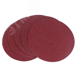 Круг шлифовальный под липучку 125 мм зерно 100 5 шт уп.