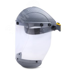 Щиток защитный лицевой НБТ2/С ВИЗИОН TERMO TITAN с подбородником (непрогораемый, серебристый козырек, ударопрочный и термостойкий экран, устойчив к ис