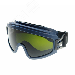 Очки защитные закрытые с непрямой вентиляцией ЗН11 PANORAMA StrongGlass (5 РС) (панорамное защитное стекло с непрямой вентиляцией, темно-зеленые, -5°C