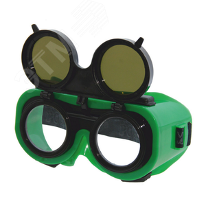 Очки защитные закрытые с непрямой вентиляцией ЗНД2 ADMIRAL (2.5) (защитные закрытые,зелёные (2,5), минеральное стекло, непрямая вентиляция, -5°C +55°C