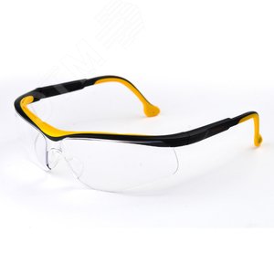 Очки защитные открытые О50 MONACO super (2С-1,2 PC) (спортивный стиль, незапотевающее покрытие,     регулируемые по длине и углу наклона заушники.    